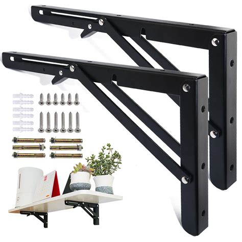 metal desk support brackets|heavy duty folding brackets.